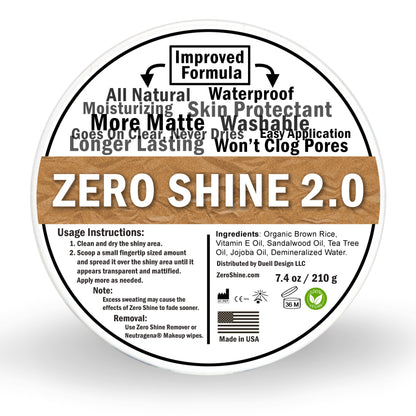 Zero-Shine 2.0 Matte Balm for Shiny Scalps (Large-210g)