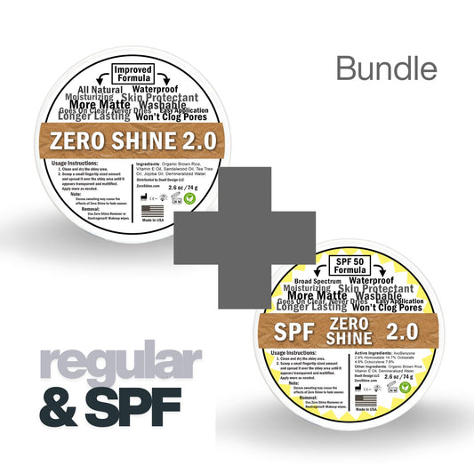 Zero Shine 2.0 Regular + SPF Bundle (74g each)
