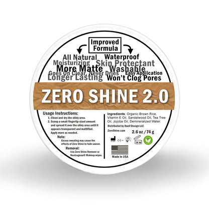 Zero-Shine 2.0 Matte Balm for Shiny Scalps (Small-74g)